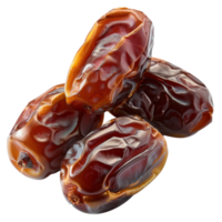 Dried date palms isolated on transparent background png