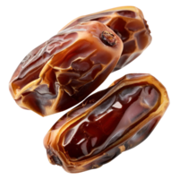 Dried date palms isolated on transparent background png