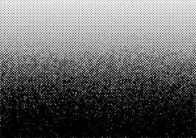 Noise grain background, pointillism dots gradient or dotwork pattern, stipple effect. Halftone or grainy texture vector