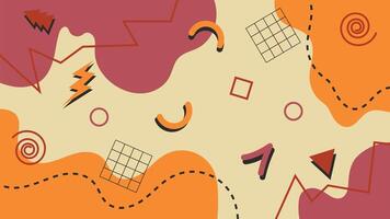 Abstract Retro 90's Background vector