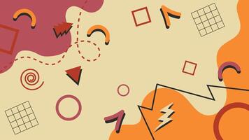 Abstract Retro 90's Background vector