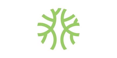 logo design circle tree, nature, stem, branch, abstract..logo design template icon, symbol, creative, idea. vector