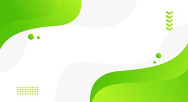 Green gradient background modern design template vector