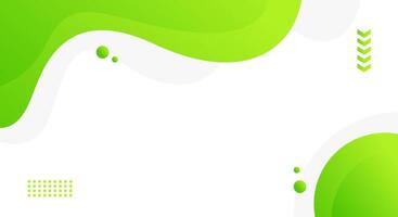 Green gradient background modern design template vector