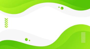 Green gradient background modern design template vector