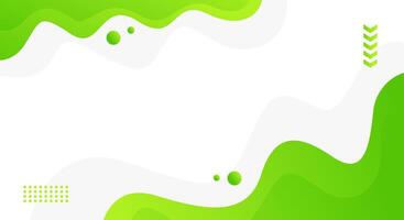 Green gradient background modern design template vector