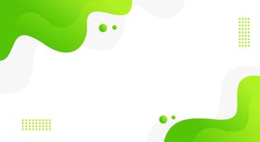 Green gradient background modern design template vector