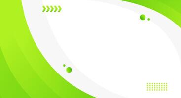 Green gradient background modern design template vector