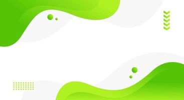 Green gradient background modern design template vector
