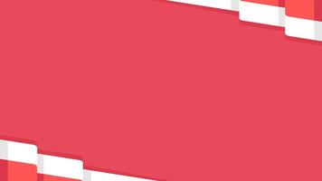 wavy red and white abstract background with copy space for text. indonesia noational day vector