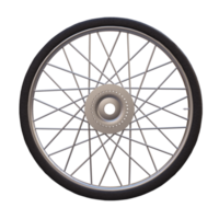 3d render bicycle tire with rim transparent background png