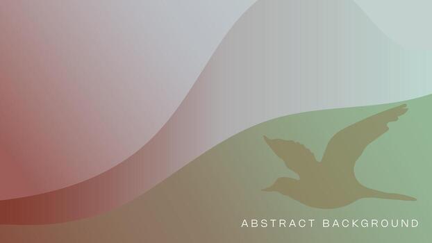 Abstract background with a flying bird. illustration template design. vector