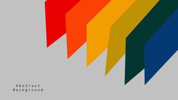bstract geometric background with colorful arrows. illustration. vector