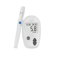 Realistic blood glucose testing device with injector vector