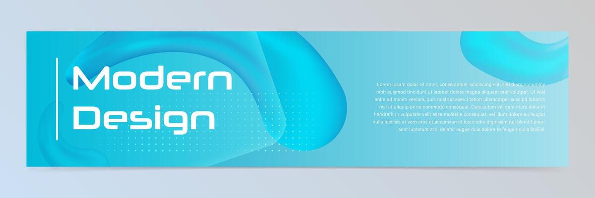 Modern abstract technology banner template