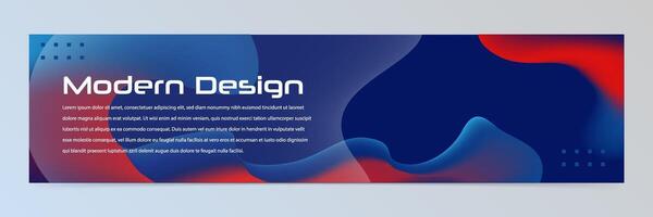 Modern abstract technology banner template vector