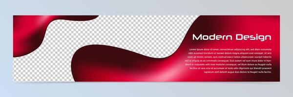 Modern abstract technology banner template vector