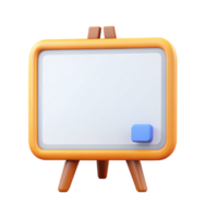 Whiteboard Object 3d Asset png