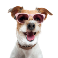 Puppy with Sunglasses Transparent Background png