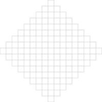 pattern. Modern stylish texture. Repeating geometric tiles with dotted rhombus vector