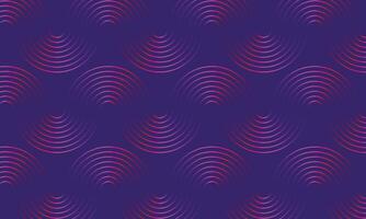 Abstract glowing circle lines on dark blue background. Geometric stripe line art design. Modern shiny blue lines. Futuristic technology concept. Suit for poster, cover, banner, brochure, website vector