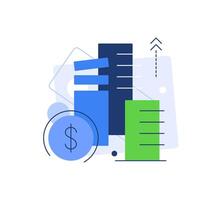 personal finances,Investing Plans set concept,Save Investment. Strategy and return on investment vector
