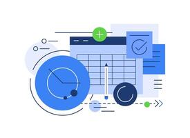 time managment,Concept of workflow organization,work planning,project management vector