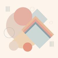 Beautiful abstract background with calm colors vector