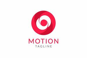 Creative logo for motion agency vector