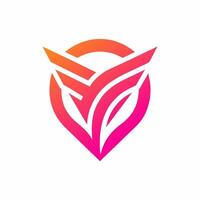 Gradient abstract modern logo vector