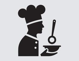 chef icon, chef flat icon from chef collection for web. vector