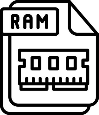 RAM Line Icon Design