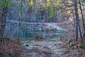 Creek crossing for vehicles photo