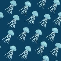 Underwater sea plants pattern. Seamless pattern for textile and fabric vector