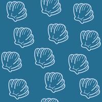 Underwater sea plants pattern. Seamless pattern for textile and fabric vector