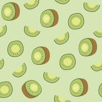 Seamless fruits pattern. Trendy hand drawn textures. Modern abstract design for fabric, paper, cover, interior decor and other users. vector