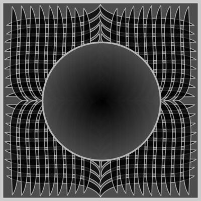 Abstract gray background decorated with geometric pattern