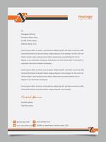 Letterhead Design Template vector