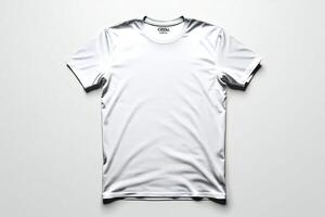 White T-Shirt Mockup. photo
