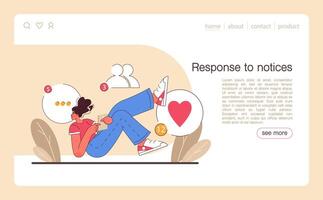 Digital multitasking web banner or landing page. Effective and competent vector