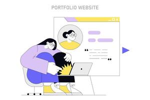 Alternative types summaries. Flat Illustration vector