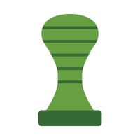Tamper Flat Icon Design vector