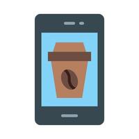 Online Shop Flat Icon Design vector