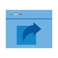 Share Flat Icon Design vector