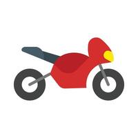 Motorbike Flat Flat Icon Design vector