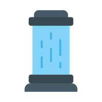 Teleport Flat Flat Icon Design vector