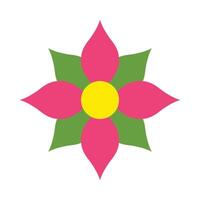 Flower Flat Icon Design vector