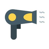Hair Dryer Flat Icon Design vector