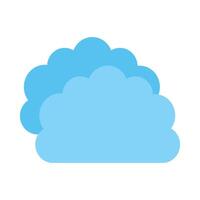 Cloud Flat Icon Design vector