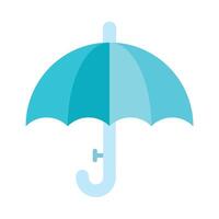Umbrella Flat Icon Design vector